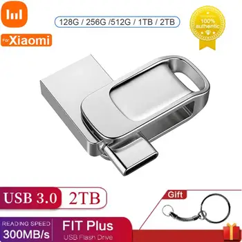 Za Xiaomi 2TB USB 3.0 Flash Disk 1TB Tip-C Pendrive 512GB USB Flash Diski 256GB USB Pomnilnik 128GB Palico Flash Disk Za Namizje