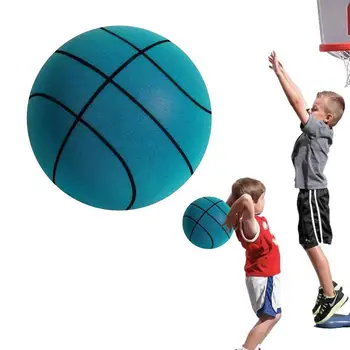 Mladi Košarka Tiho Prostem, Otroci, Ki So Usposabljanje Žogo Prenosni Otrok Pat Usposabljanje Žogo Dvoranski Športi Z Žogo Darilo Za Rojstni Dan Za