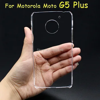 Novo Slim Kristalno Pregleden Težko PC Nazaj Primeru Zajema Zaščito Kože Lupini Za Motorola Moto G5 Plus G5Plus 5.2 Palčni