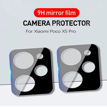 2PCS 3D Nazaj Objektiv Zaščitno Steklo Za Xiaomi Poco X5 x 5 Pocox5 Pro Kaljeno Steklo Malo Poco X5Pro 5G Zaslon Kamere Zaščitnik