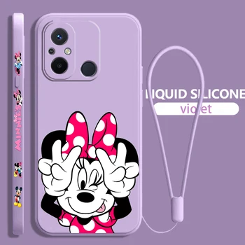 Daisy Minnie Najboljši Prijatelji Za Xiaomi Redmi 12 12C 11 Prime A1 10 10X 9 9A 9AT 8 Pro 4G 5G Tekoče Levo Vrv Telefon Primeru Fundas