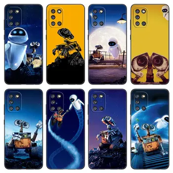 Luštna Robota WALL-E Primeru Telefon Za Samsung Galaxy A01 A03 Jedro A02 A10 A20 S A11 A30 A40 A41 A5 2017 A6 A8 Plus A7 2018 Mehko Pokrov