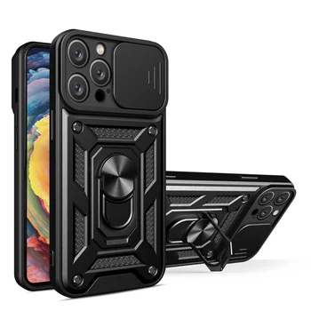 Stran Fotoaparata Pokrov Tesnilo Imetnik Primeru za iPhone 15 Pro Max 7G 8G XR XS Max 11 12 13 Pro 14 Plus Shockproof Defender Oklep Primeru