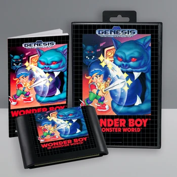 Sprašujem Fant v Pošast Svetu, 16 Bit Igra Kartice z Box Navodilih za uporabo, ki Sega Megadrive Video Igra Konzola Kartuše
