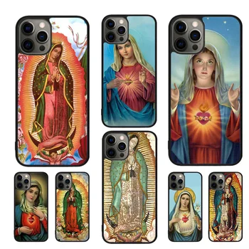 Virgen de Guadalupe Primeru Telefon Za iphone SE2020 15 14 11 12 13 mini Pro XR XS MAX 7 8 Plus SE coque Kritje Lupini