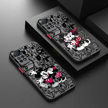Minnie Mouse Mikey Risanka Primeru Telefon Za Redmi Opomba 11 12 13 10 9 Pro Plus 9A 9C 12C K40 Težko Mat Lupini Silikonski Okvir Funda