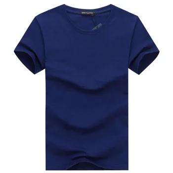 B8860 Preprost ustvarjalno oblikovanje linije barva bombažne Majice s kratkimi rokavi Moški Nov Prihod Slog Kratkimi Rokavi Moški t-shirt plus velikost