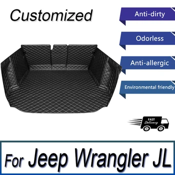 Visoke Kakovosti ! Posebno prtljažniku avtomobila preproge za Jeep Wrangler JL 4 vrata 2022-2018 trajne tovora linijskih boot preproge za Wrangler 2021