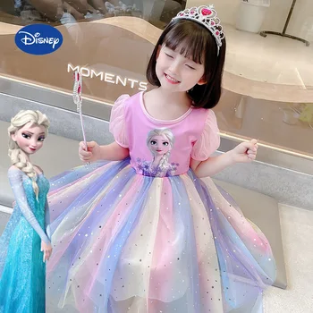 Disney Zamrznjeno 2 Elsa Princesa Obleko Za Dekle Rojstni Dan Til Maturantski Obleki Otroci Božič Cosplay Snow Queen Kronanje Kostum