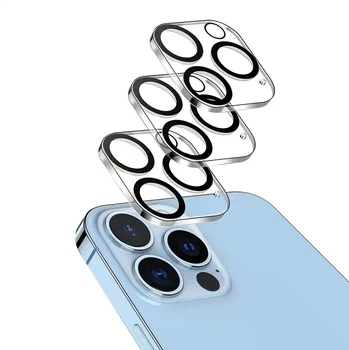 3pcs Za iPhone 15 14 Plus 14 13 Pro Max 12 Mini 11 Pro Max Objektiv Kamere Zaščitnik Kritje Kaljeno Steklo