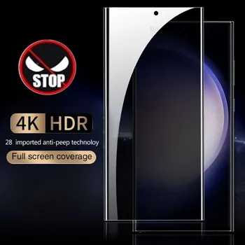 Zasebnost Kaljeno Steklo Za Samsung Galaxy S23 Ultra Zaščitno Steklo Sumsung S23Ultra S 23 Plus Zaščitnik Zaslon Anti-Spy Film