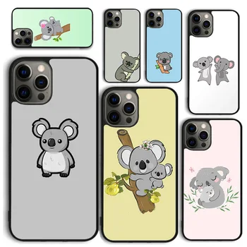 Risanka Slikarstvo Živali Koala Mehko Telefon Primeru Za iPhone 15 SE2020 14 XR XS Max 6 7 8 Plus 11 12 13 Pro Max Mini coque Fundas