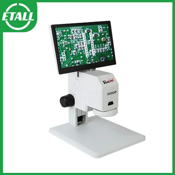 Kaisi 200DP HD Video Mikroskopom 12-78X z HMDI VGA Izhod Digitalni Mikroskop /LCD zaslon