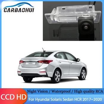 HD 1280*720 Fisheye Pogled od Zadaj Kamero Avto Vozil Vzvratno Parkiranje Pribor Za Hyundai Solaris GOSTINSKEGA 2017 2018 2019 2020