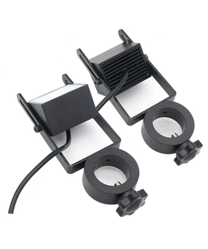 Video Stereo Mikroskop Lučko Nastavljiva LED Square Svetilko z PVC Difuzor Industrijskih Strani Vizija Vir Svetlobe 25 mm, 32mm