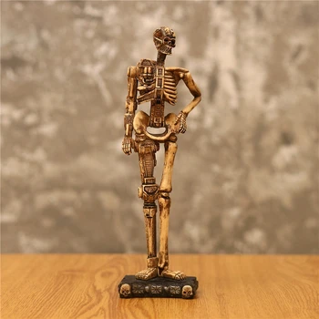 Lobanja Bojevnik Mehanske Številke Smolo Kipi Robot Okostje Borec Domače Pisarne Kiparstvo Okraski Obrti Dekor Darilo