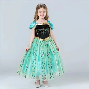 Priljubljena otroška princesa obleke, dekle igranje vlog, princesa kostume, otroške predstave, noč Čarovnic rojstni dan strank