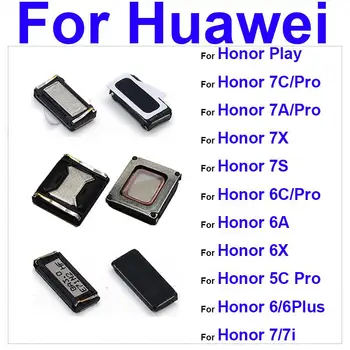 Slušalka Zvočnik Za Huawei Honor 5C 6C Pro 6 6A 6X 7 7A 7C 7S 7X 7I Igrajo Plus Slušalke Zvok Sprednji Zvočnik Flex Kabel za Popravilo