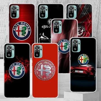 Luksuzni Alfa Romeo Telefon Primeru Coque Za Xiaomi Redmi Opomba 12 11 11S 11T 11E 10 10 9 9 8 9T 8T 8 Pro Plus Globalni 7 Vzorec Zajema