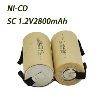 Kakovost SC 2800mah 1,2 v Baterije za polnjenje NI-CD Baterij za ponovno Polnjenje za Makita Bosch B&D Hitachi Metabo Dewalt za Električni Izvijač