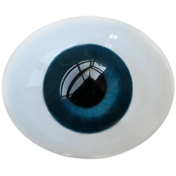 [wamami] 8 mm 10 mm 12 mm 14 mm 16 mm 18 mm 20 mm 22 mm 24 mm Temno Modre barve, Ovalne Eellipse Čoln Oči Steklene Oči BJD Lutka Prerojeni Visoke Kakovosti