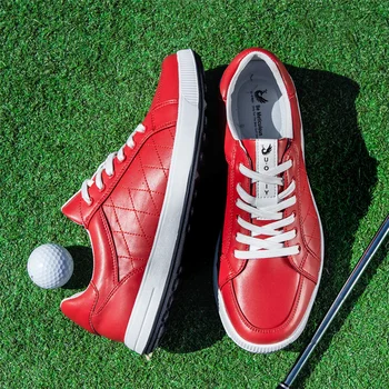 Strokovno Moški Čevlji za Golf Usnje Priložnostne Dihanje Golf Čevlji za Usposabljanje