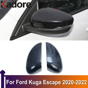 Za Ford Kuga Pobeg 2020 2021 2022 4. Chrome Stranska Vrata Rearview Mirror Kritje Okraskov Avto Zunanja Oprema Nalepka