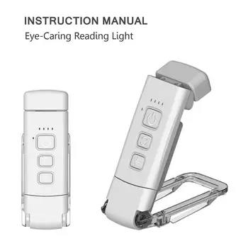 LED USB Polnilne Knjigo, Branje Svetlobe Svetlobe, Zaščito za Oči, Noč lahki Prenosni Posnetek Desk Svetlobe Zaznamek Preberite Lahka Nočna Lučka