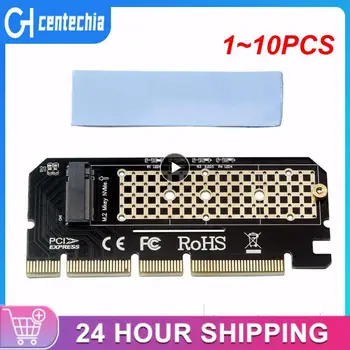 1~10PCS NVMe SSD NGFF, Da PCIE X16, Napajalnik, M Ključ Vmesnik Kartice, Podporo PCI-e PCI Express 3.0 2230-2280 Velikost M. 2 Mie Adapter