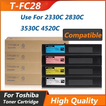 4PC/Set T-FC28 Kartuš s Tonerjem Za Toshiba e-Studio 2330C 2830C 3530C 4520C Toner Prahu Združljiv kopirni stroj se Dobavlja