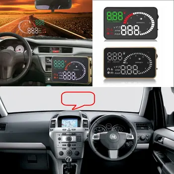 Avto je HUD, Head Up Display Za Vauxhall Zafiri Mokka Astra, Corsa Insignia - Varno Zaslon Projektorja / OBD II Priključek