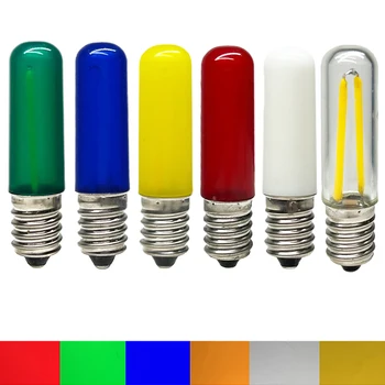 Označite Žarnice E14 T15 PC Zamrzovalnik Žarnica 1.5 W Žarnice Rdeča Zelena Modra Rumena Toplo Bela Domačo Razsvetljavo Dekor