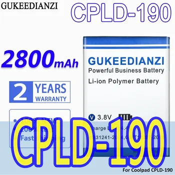 Visoka Zmogljivost GUKEEDIANZI Baterije CPLD190 2800mAh za Coolpad CPLD-190 N3 1841-C0 1841C0 CPLD 190 Mobilnega Telefona, Baterije