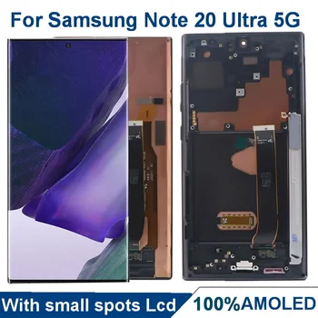 AMOLED zaslon lcd Za Samsung Galaxy Note 20 Ultra N985 N985F N986F N986B note20 ultra 5G LCD-Zaslon, Zaslon na Dotik, Računalnike Skupščine
