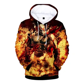 Igra Bog Vojne 3D tiskanje moški/ženske modni harajuku hoodies majica z dolgimi rokavi pulover jopiči ulične coats