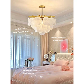 Nordijska ustvarjalne svetlobno razkošje kristalni lestenec sodobni oblikovalec dnevna soba jedilnica spalnica preprosta osebnost veter c