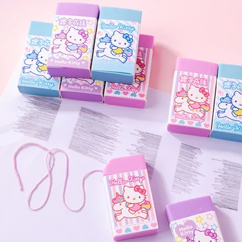 Sanrio Anime Hello Kitty Srčkan Risanka Radirke Brisanje Besede Manj Naplavin Pisarniški Material Študent Šolske Potrebščine Darilo za Prijatelja