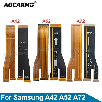 Aocarmo Za Samsung Galaxy A42 A52 A72 Glavni Odbor matične plošče LCD-Zaslon Flex Kabel A426B A725F Nadomestni Deli