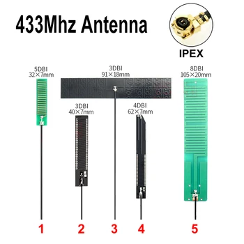 2Pcs Lora 433Mhz Antena 433M Omni PCB Antena IPEX IPX Visok Dobiček Graditi v Anteno za Dolge razdalje iz Zraka