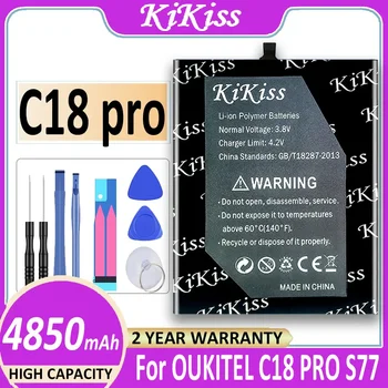 4850mAh KiKiss Baterija za OUKITEL C18 pro C18pro S77 Bateria