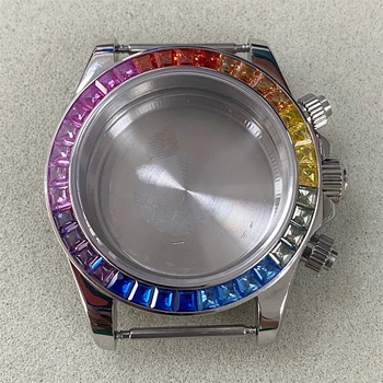 Primerna za VK63 gibanje 39 MM kamen precizne jeklene watch primeru