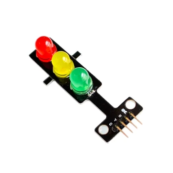 10/20pcs Mini 5V semafor LED Zaslon Modul za Arduino Rdeča Rumena Zelena 5mm LED RGB semafor