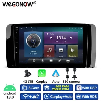 360 8GB+128GB Android 13.0 Avto DVD Player, GPS, WIFI, Bluetooth, Radio Za Mercedes Benz R razred 2007-2012 W251 R280 R300 R320 R350