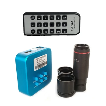20MP Polno 1080P HDMI USB TF Kartice zabeležili industrijske video digitalni mikroskop, kamera +0.5 X Objektiv za 23,2 mm 30.5 mm adapter ring