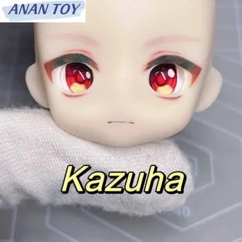 Kaedehara Kazuha Ob11 SVOJIH Gline Človek Obraz Genshin Vpliv Odprte Oči, Obraz Ročno Faceplate Anime Igra Lutka Dodatki