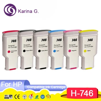 746 Premium Združljiv Barvni Inkjet Tinta Cartucho Kartuša za HP HP746 DesignJet Z6 Z9 Tiskalnik