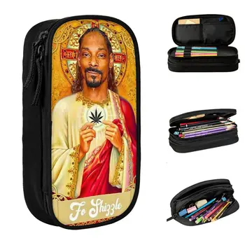 Novo Saint Snoop Dogg Primerih Svinčnik Rapper Pencilcases Pero za Dekleta Fantje Veliko Zmogljivost Svinčnik Torbe Učencev Šole Darilo Tiskovine