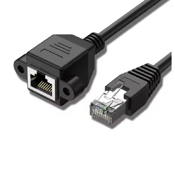 Čisti baker RJ45 omrežni kabel podaljšek kabla in podaljšek kabla RJ45 moški-ženska računalnik gigabitni omrežni priključni kabel