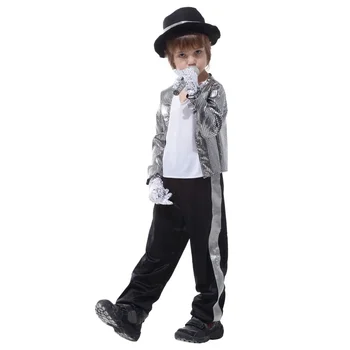 Otroci Fantje Michael Jackson Cosplay Kostum Rojstni Uspešnosti Fancy Oblačenja