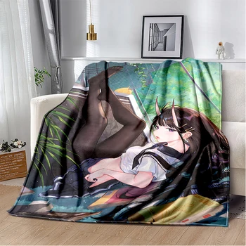 Seksi Anime dekle odejo, toplo odejo kavč potovanja doma odejo postelja po meri odejo potovanja, kampiranje odeje